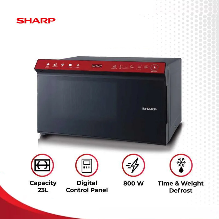 Sharp Microwave Oven  Solo 23 Liter - R-323DART